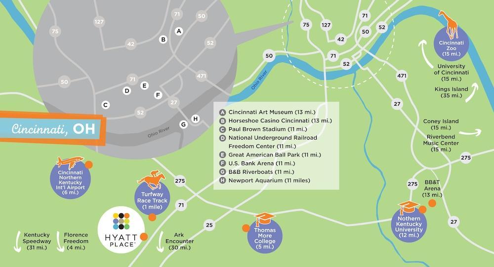 Hyatt Place Cincinnati Airport Флоренс Екстер'єр фото